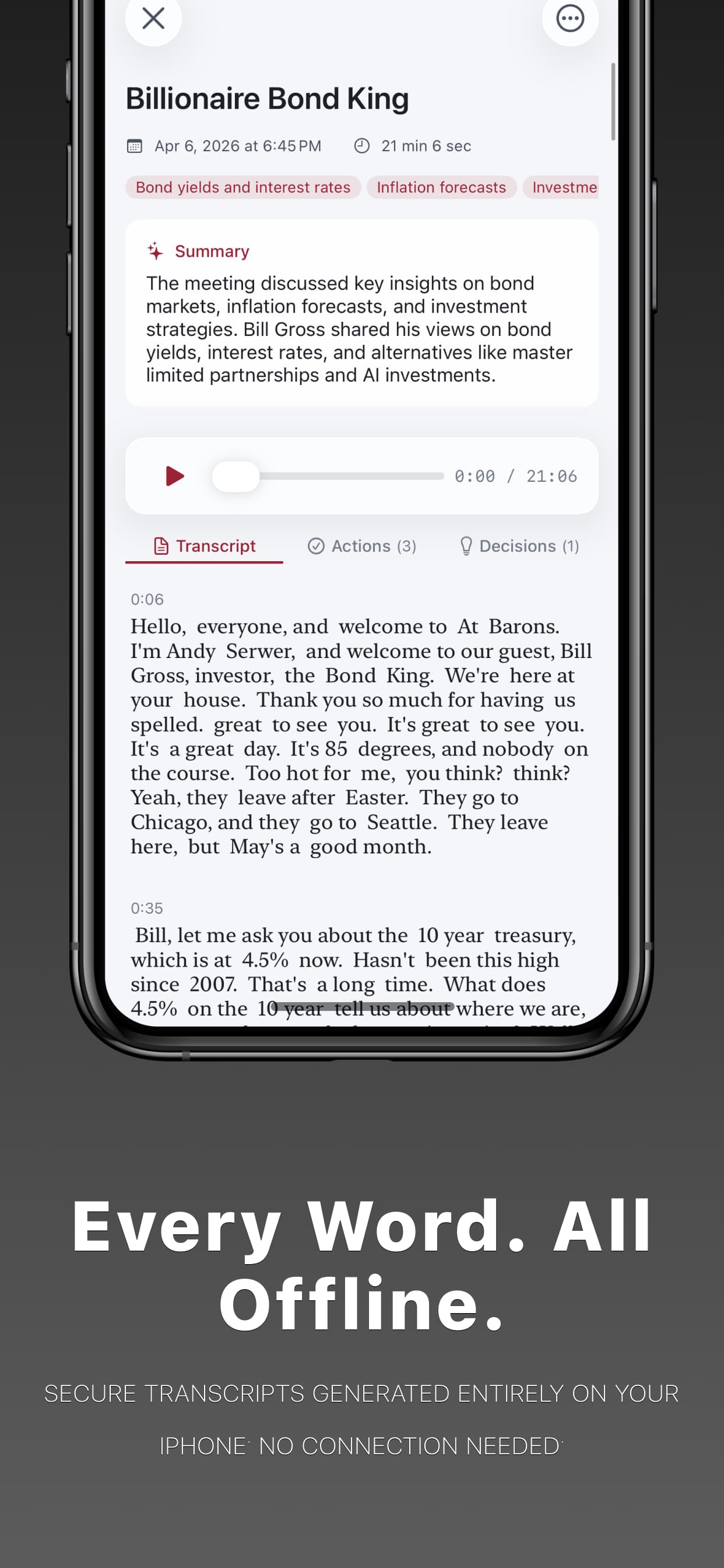 MinuteONE screenshot 4